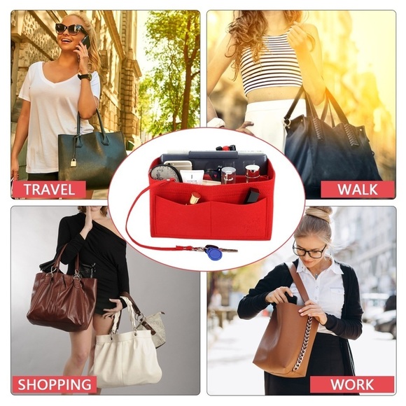 Organizer Bag with Zipper and Keychain - Picture 10 of 10